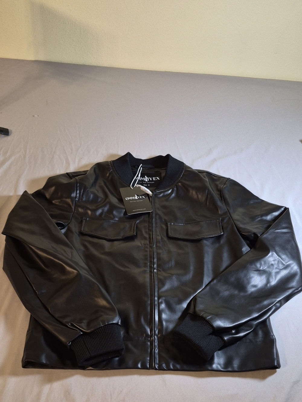 Men’s Black Bomber Jacket